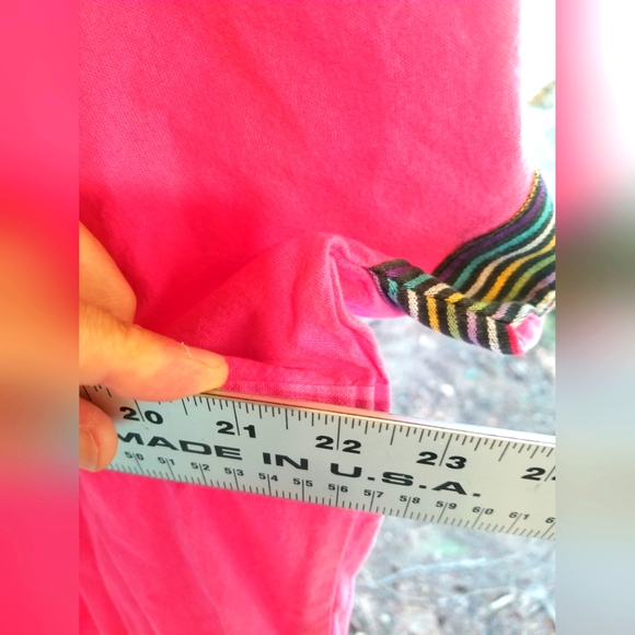 Summer Dress Red Embroidered Maxi Short Sleeve Square Neck Thailand Cotton Med - Picture 6 of 14